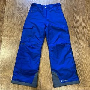 Columbia Snow Ski Pants Youth Unisex Kids Size M 10-12 Bugaboo ll Omni-Heat